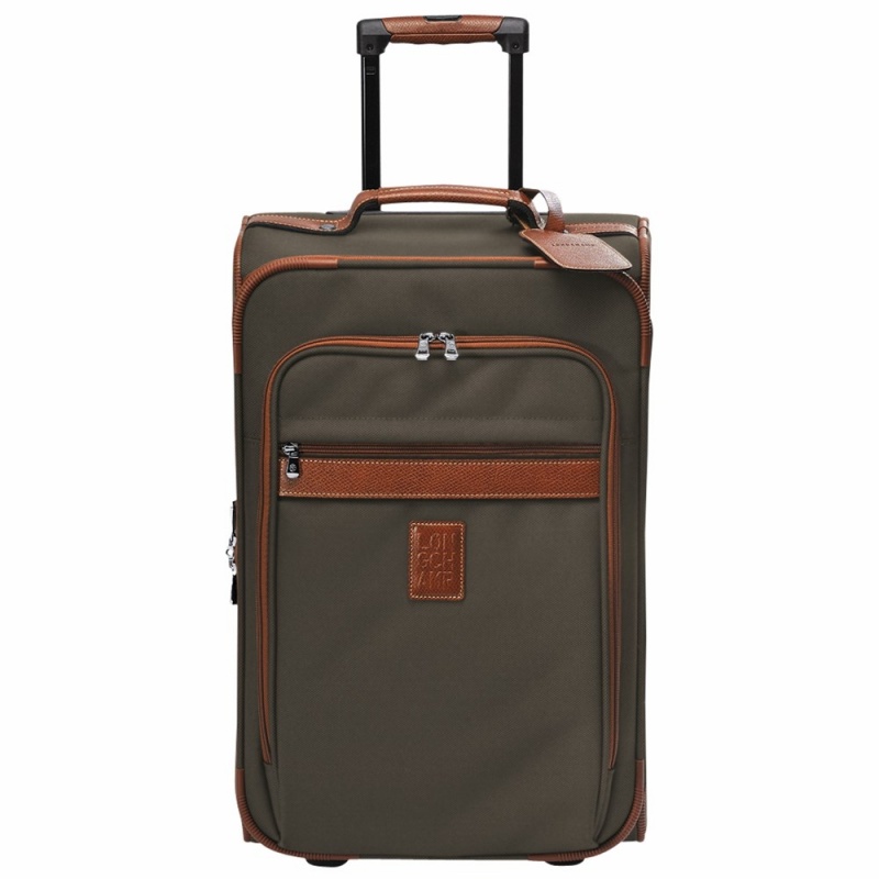 Brown Longchamp Boxford M Men's Suitcases